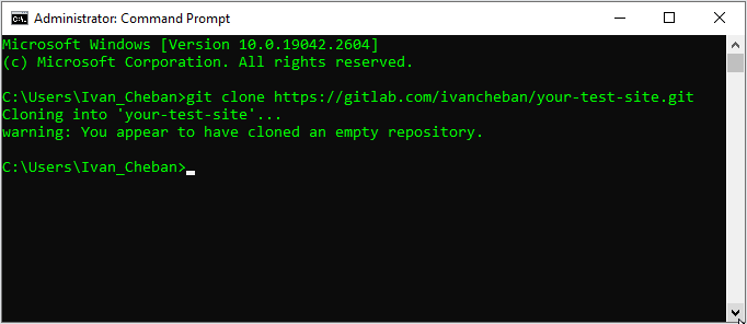 Git clone